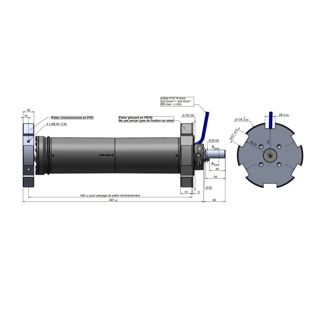 moteur-piscine-aqualux-sirem-coveo-200nm-MIS-R-200