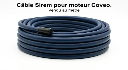 cable pour moteur sirem coveo